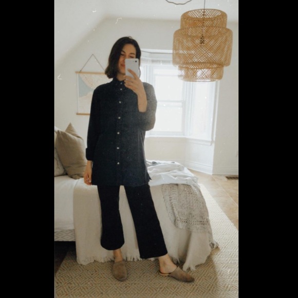 KOTN Pants - KOTN Lounge Culotte Sweatpants In Black